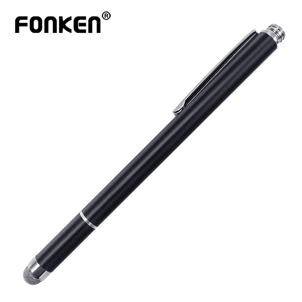 Bút Cảm Ứng FONKEN TS102 13.4*0.53CM 2 Trong 1 Dành Cho Android Ipad Iphone 12