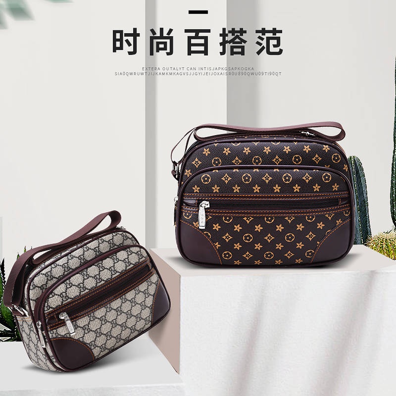 Túi Đeo Chéo Nhiều Ngăn Cỡ Lớn Thời Trang Mới 2020 Cho Nữ Trung Niên