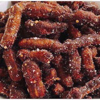Me thái trộn muối ớt cay