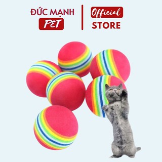 Bóng đồ chơi chất liệu xốp cao su cho chó mèo chơi