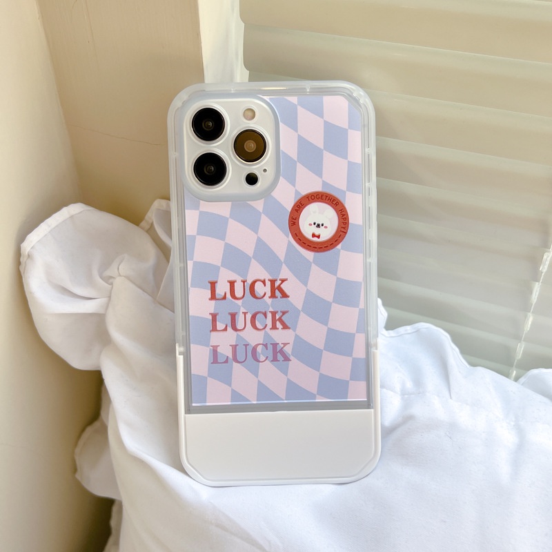 Ốp lưng iphoneỐp Điện Thoại  Kèm Giá Đỡ Tàng Hình Họa Tiết Hoạt Hình Dễ Thương Cho iphone 14 / 13Pro 12 / xs / 6 / 7 / 8PLUSDinuo case