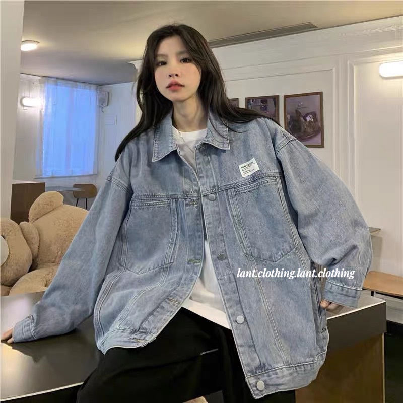 Áo khoác jean demi