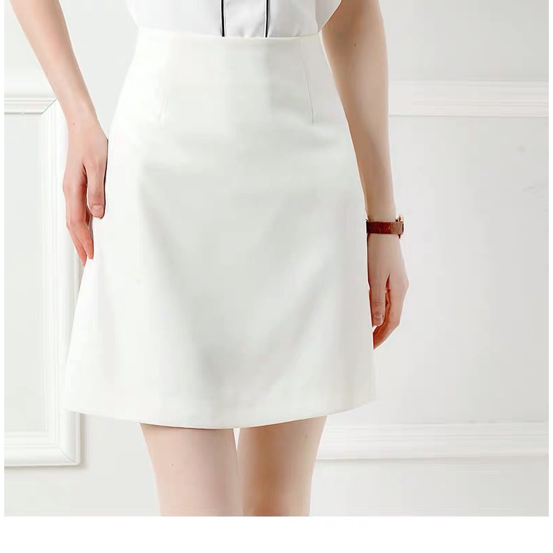 Chân váy chữ a ngắn phong cách công sở d50cm