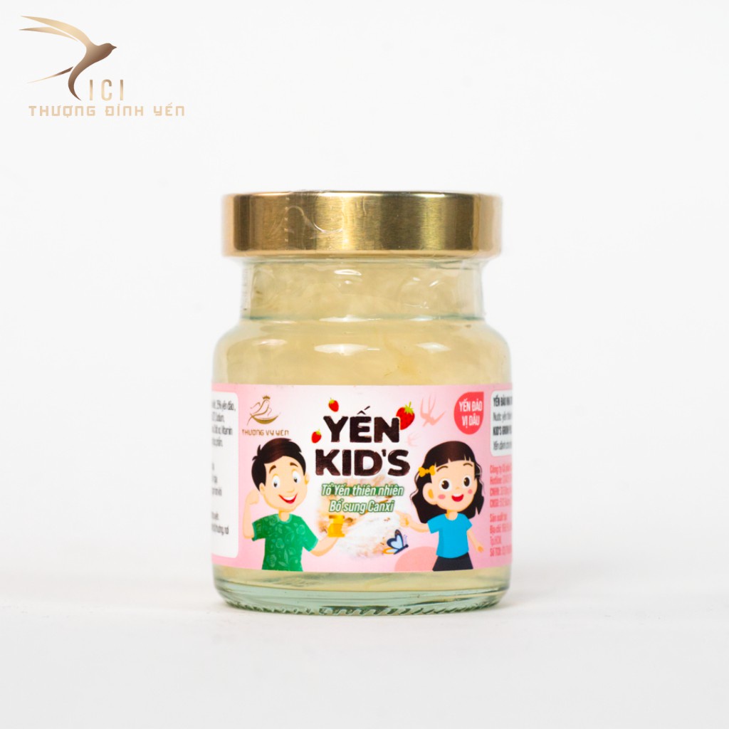 Yến Chưng Cho Bé CICI THƯỢNG ĐỈNH YẾN Thượng Vy Yến Kid Tăng Cường Miễn Dịch Hộp 1 Hũ x 70ml