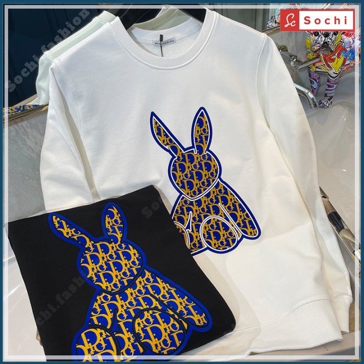 Áo thun nam chất đẹp tay dài, áo phông nam nữ in hình Thỏ thời trang mã SW659