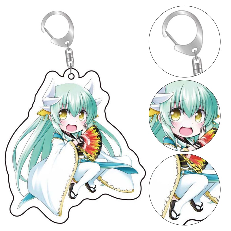 Móc Khóa Nhựa Acrylic Hai Mặt Hình Nhân Vật Saber Trong Fate/Stay Night