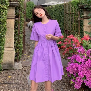 (Order) VÁY XOÈ ULZZANG TÍM HOT TREND 2020