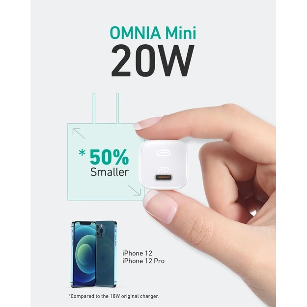 Bộ Sạc Aukey Ultra Minima - Usb-C Pd Ultra Compact 20w - Pa-B1