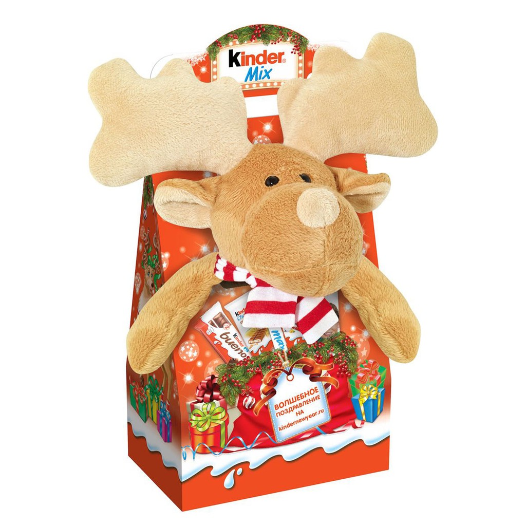 Thú nhồi bông  Kinder Nga quà tặng Noel-không có kẹo-không hộp