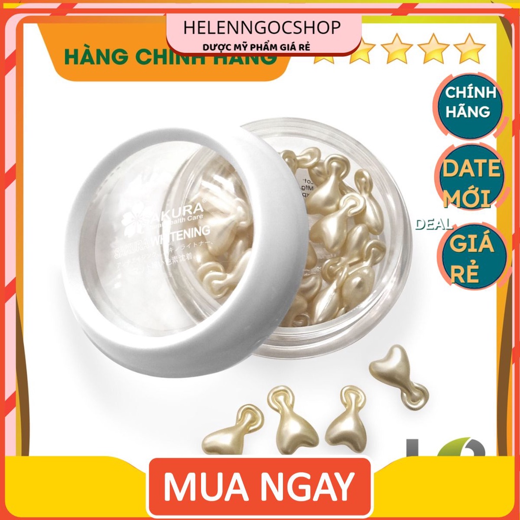 Serum dưỡng da trắng hồng chống lão hóa Sakura Whitening