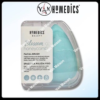 Máy rửa mặt công nghệ siêu âm, hút chân không Homedics Blossom Honeycomb Fac- 350