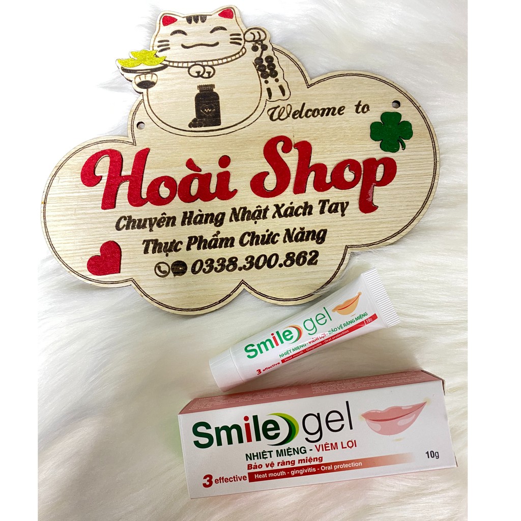Smile gel nhiệt miệng viêm lợi tuýp 10g