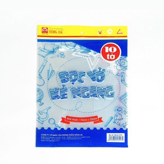 Bọc vở kẻ ngang Hồng Hà [ 10 Tờ ] [VPP Nam Ngân]