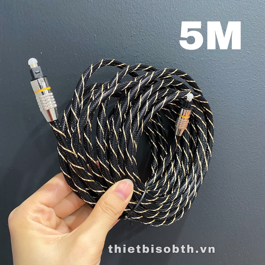 Dây Quang Âm Thanh Bọc Dù Chất Lượng Cao Optical 5M