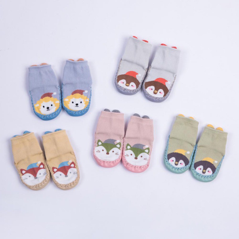 Giày Cotton Ấm Áp, Chống Trượt Cho Bé