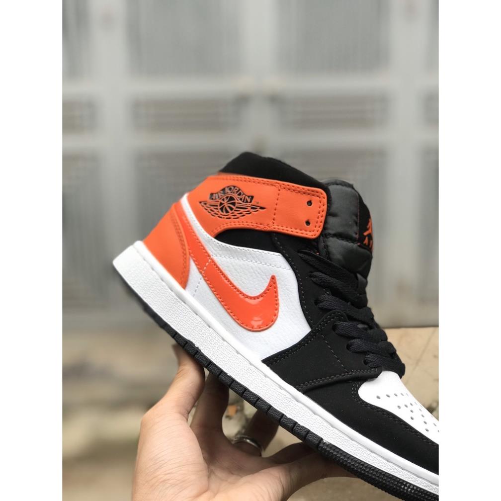 📢 Giày Thể Thao, Giày Sneaker Jordan Cổ Cao Màu Cam | BigBuy360 - bigbuy360.vn
