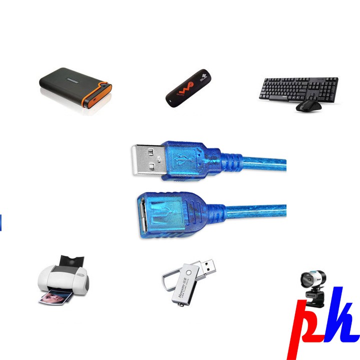 Cáp nối dài USB 2.0 1.5m