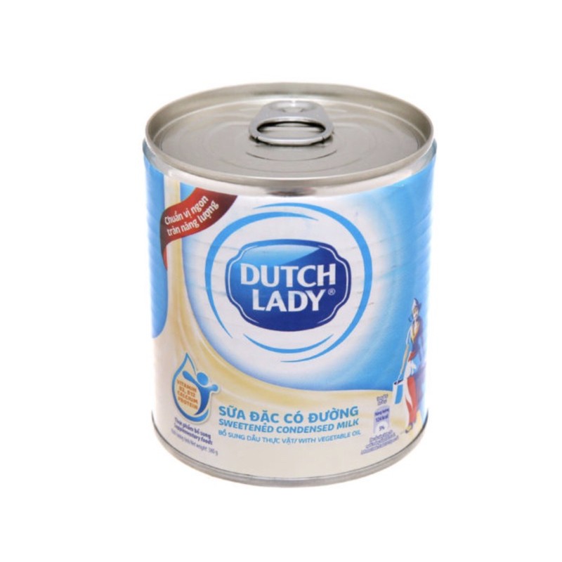 Sữa đặc có đường Dutch Lady xanh biển lon 380g