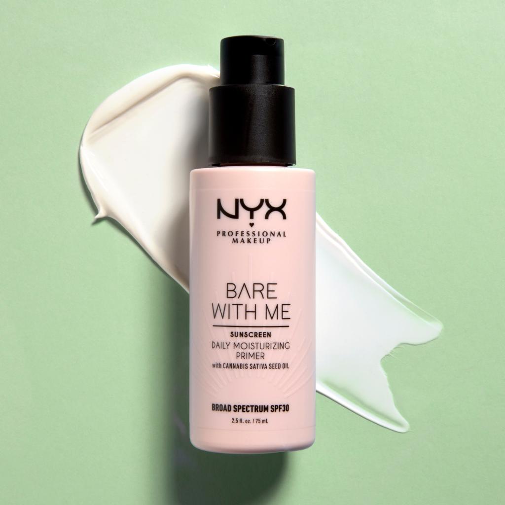 KEM CHỐNG NẮNG, DƯỠNG ẨM, LÓT TRANG ĐIỂM HẰNG NGÀY NYX BARE WITH ME SUNSCREEN DAILY MOISTURIZING PRIMER 75ML - 9637