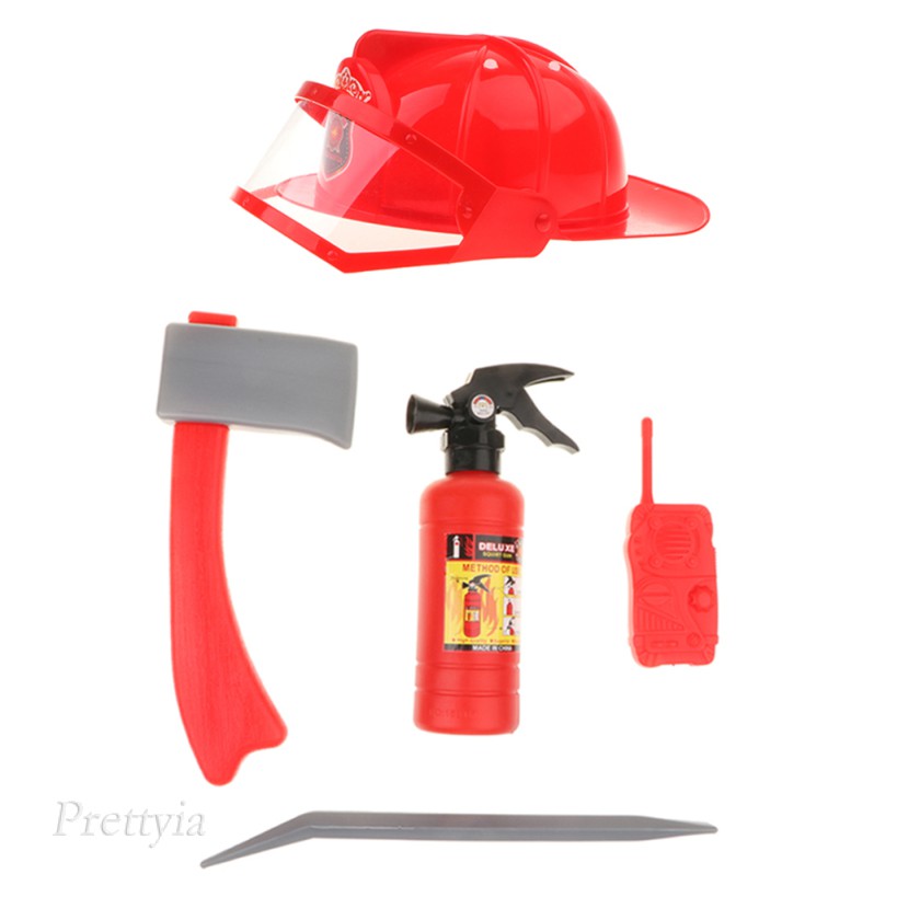 Bộ đồ chơi 5 phụ kiện hóa trang lính cứu hỏa cho bé