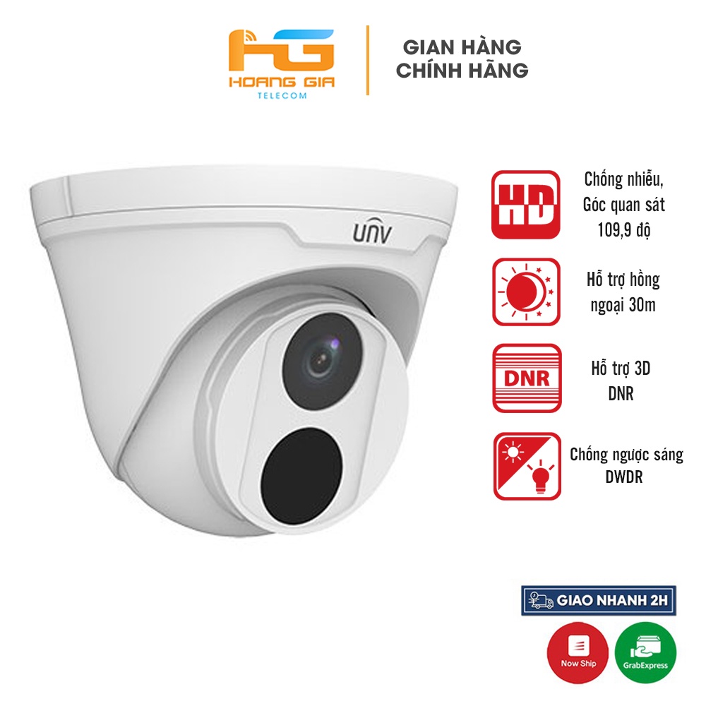 Camera IP UNV IPC3612LB-SPF28-A 2MP - Bảo hành 24 tháng