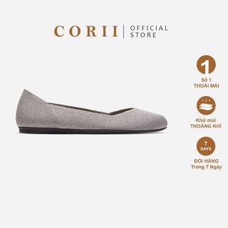 CORII - Giày Búp Bê Mũi Tròn Thời Trang và Thoải Mái Nhất - CR0012 Xám