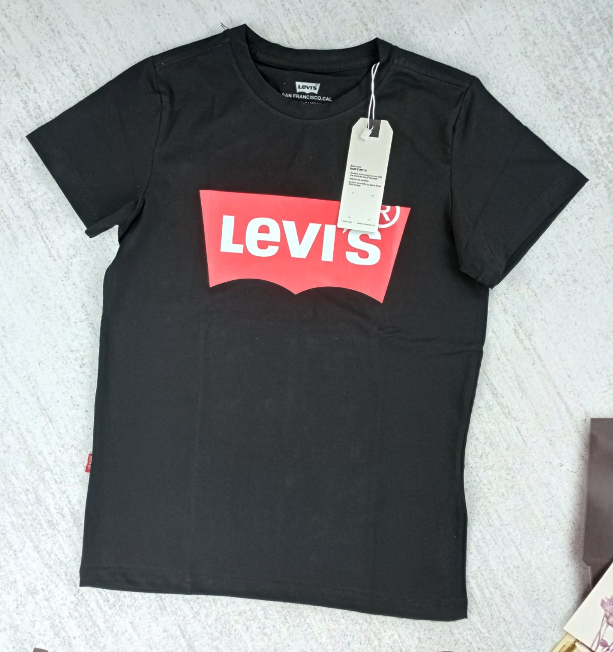 Áo thun VNXK Levis ® Basic 100% Cotton in Logo dành cho nữ TPT Shop 2021LV01