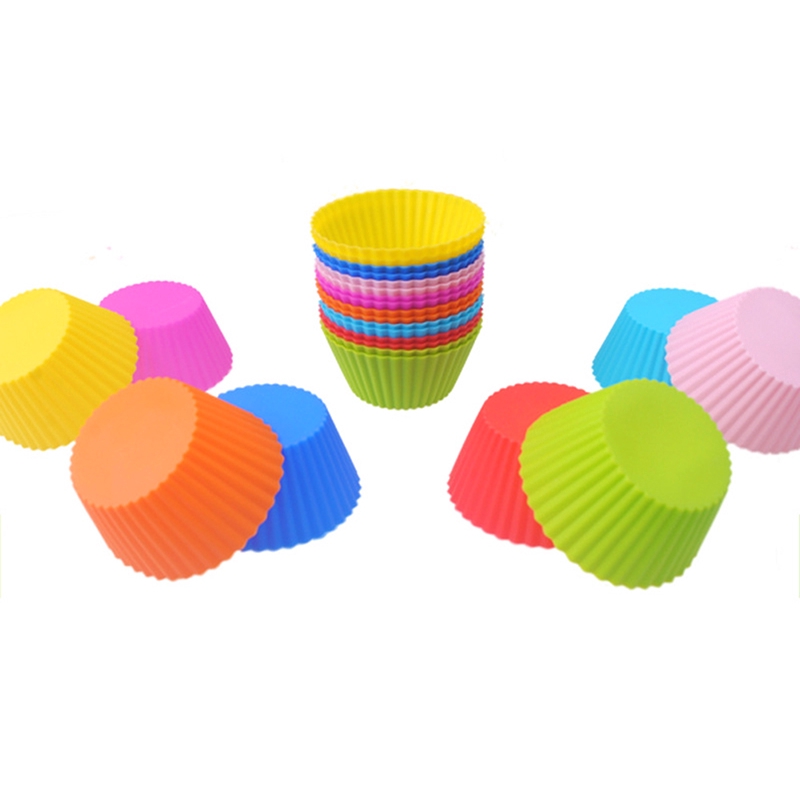 Cốc silicon làm bánh muffin dễ thương tiện dụng