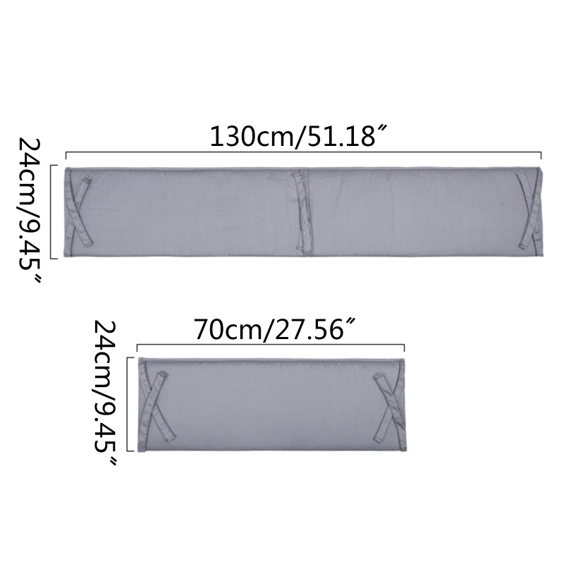 Tấm Chắn Thành Cũi Em Bé Bằng Cotton Màu Sắc Trơn An Toàn Tiện Dụng