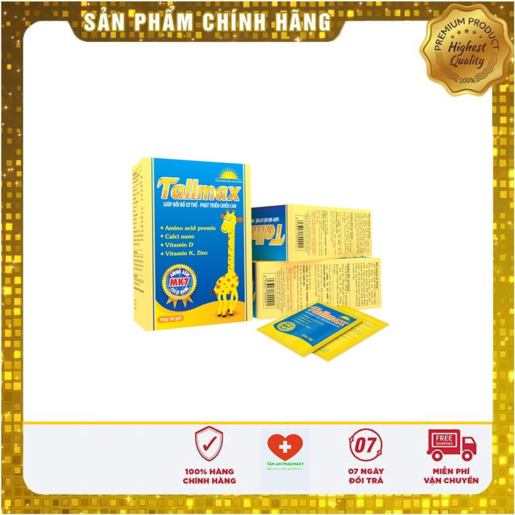 Tallmax Canxi Tăng Chiều Cao Cho Bé