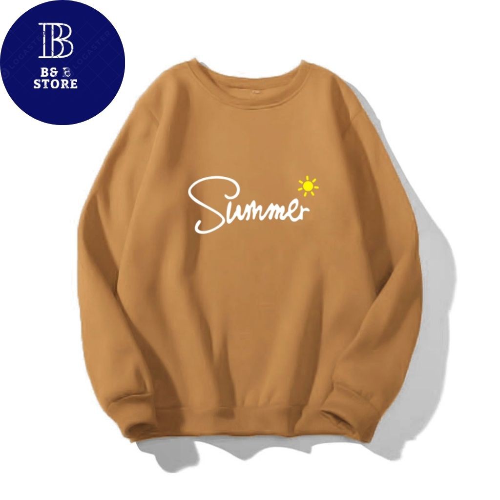 [ FREE_SHIP ] ÁO SWEATER NỈ UNISEX IN SWIMER ÁO FORM RỘNG NAM NỮ NHIỀU MÀU