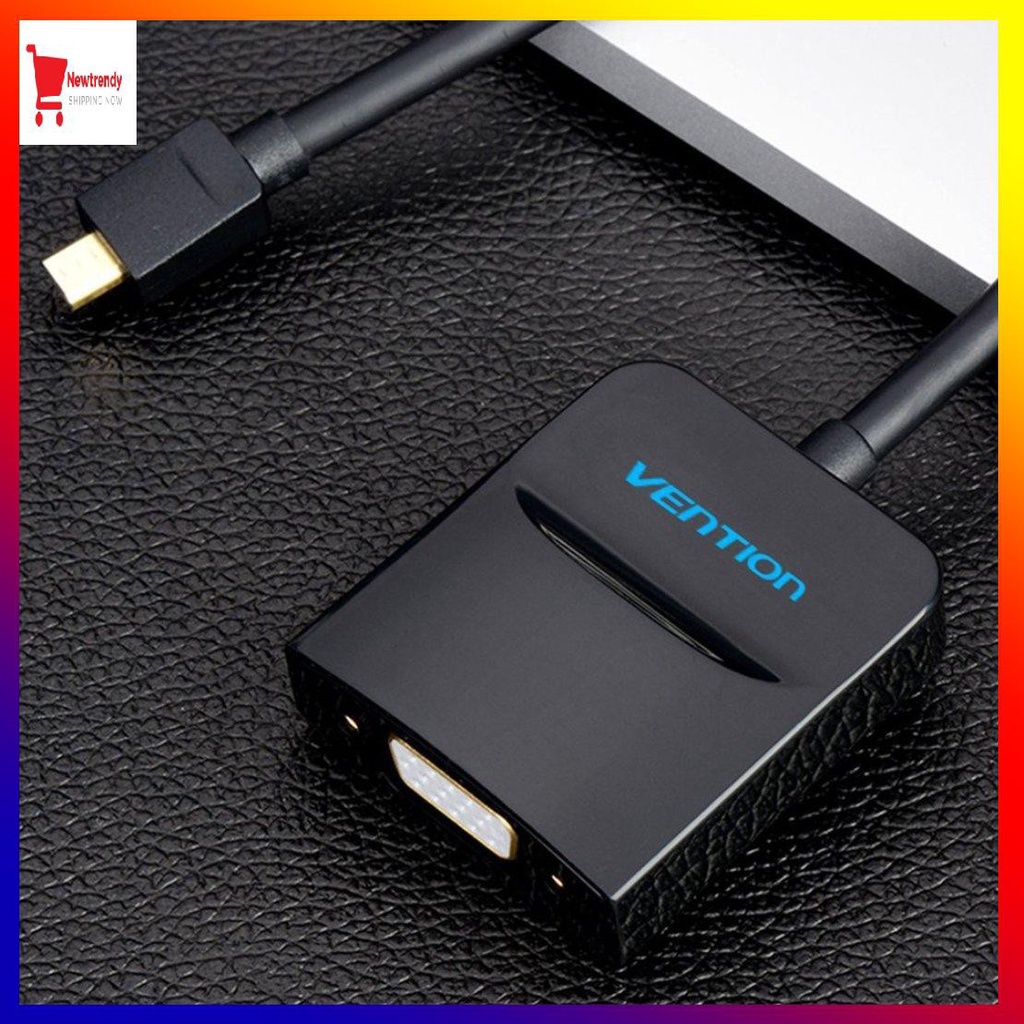 VENTION Đầu Chuyển Đổi Cổng Micro Hdmi Sang Vga 0.15m (0605) Màu Đen