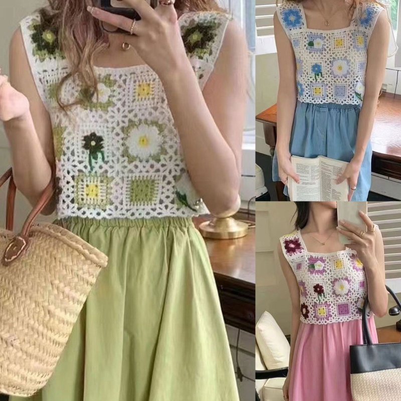 Brroa Áo Tanktop Không Tay Nhiều Màu Sắc Thời Trang Mùa Hè Cho Nữ