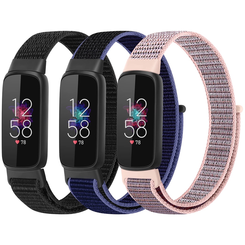 Dây Đeo Cổ Tay Bằng Vải Bện Cho Fitbit