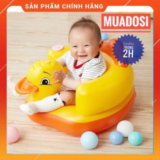 Ghế hơi tập ngồi con vịt cho bé - ghế hơi tập ngồi , ăn dặm cho bé