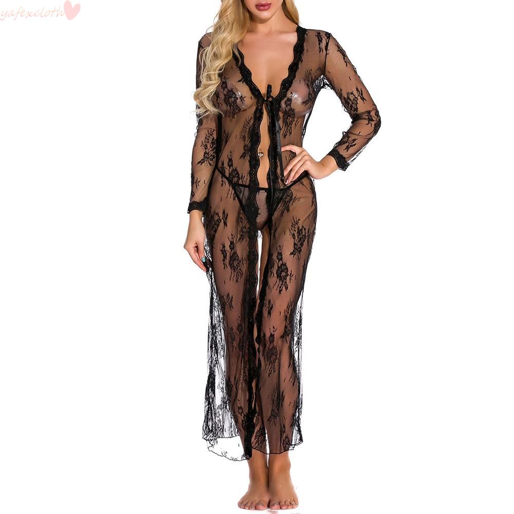 Áo choàng ngủ Kimono dáng dài cho phái nữ
 | BigBuy360 - bigbuy360.vn