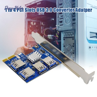 Card mở rộng pci 1 đến 4 khe cắm usb 3.0 mới