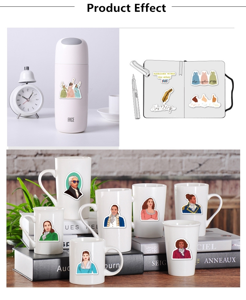 Set 50 Miếng Dán Trang Trí Hình Nốt Nhạc Độc Đáo