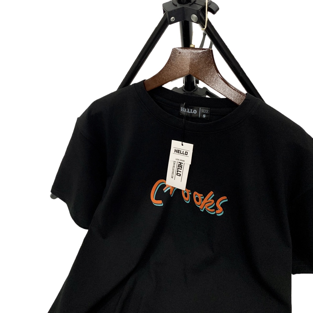 Áo phông đẹp HelloHouse nam nữ form rộng - chất vải Cotton thoáng mát mềm mịn - Crooks Ap024