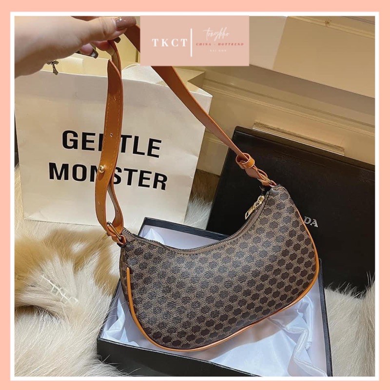 Túi Kẹp Nách Nâu VH , TONGKHOCHITUE