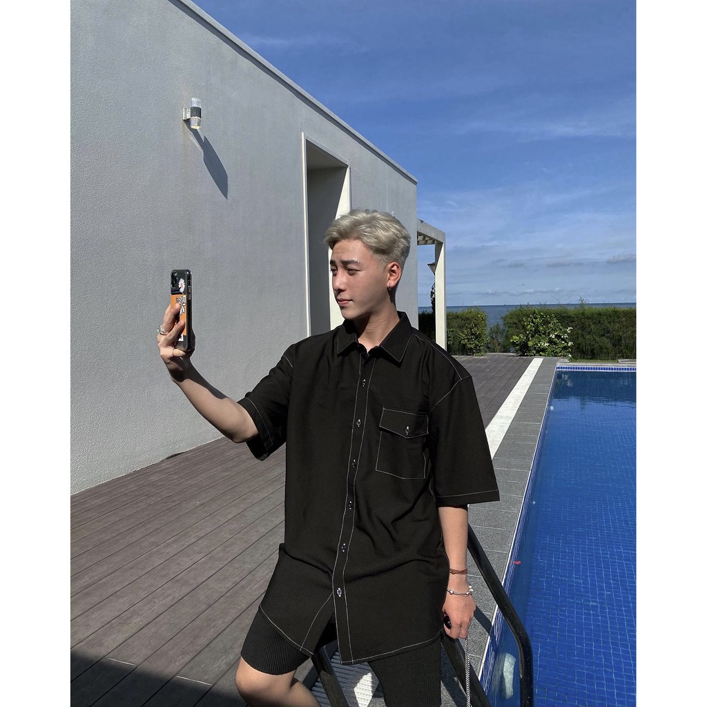 ÁO SƠ MI CHUOT TRANG Pocket Yarn KKL | BigBuy360 - bigbuy360.vn