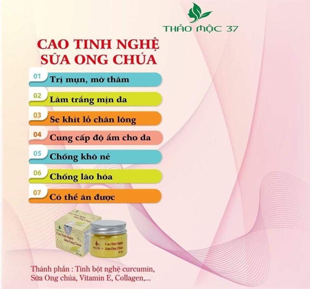 [Mã GROSALE2703 giảm 8% đơn 250K] [Free ship, Date mới, Tặng cao nghệ] Viên Nghệ Mật Ong 37