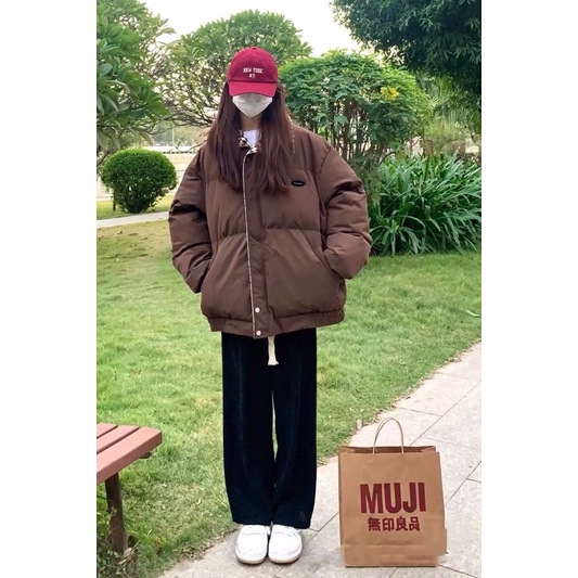 Áo Phao Béo Hoạ Tiết Caro Cho Cặp Đôi - A034