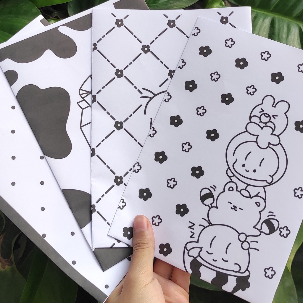 Set 5 túi giấy mini dễ thương size 13,5*20 cm gói quà, đóng hàng | Aimée