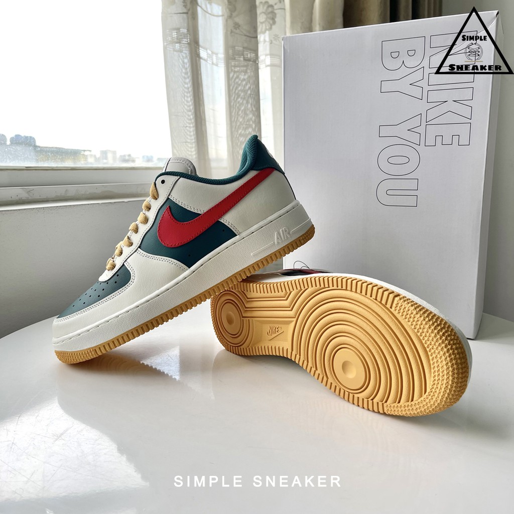 Giày Nike Air Force 1 Guci Chính HãngGiày Thể Thao Nike AF1 Custom Guci Nam Nữ Auth- Simple Sneaker