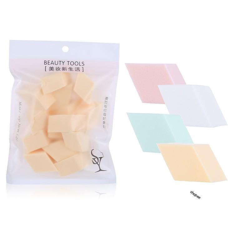 15 miếng mút tán kem nền, bông tán kem nền, bông tán phấn nền/ Makeup sponges/ Foundation cream spon