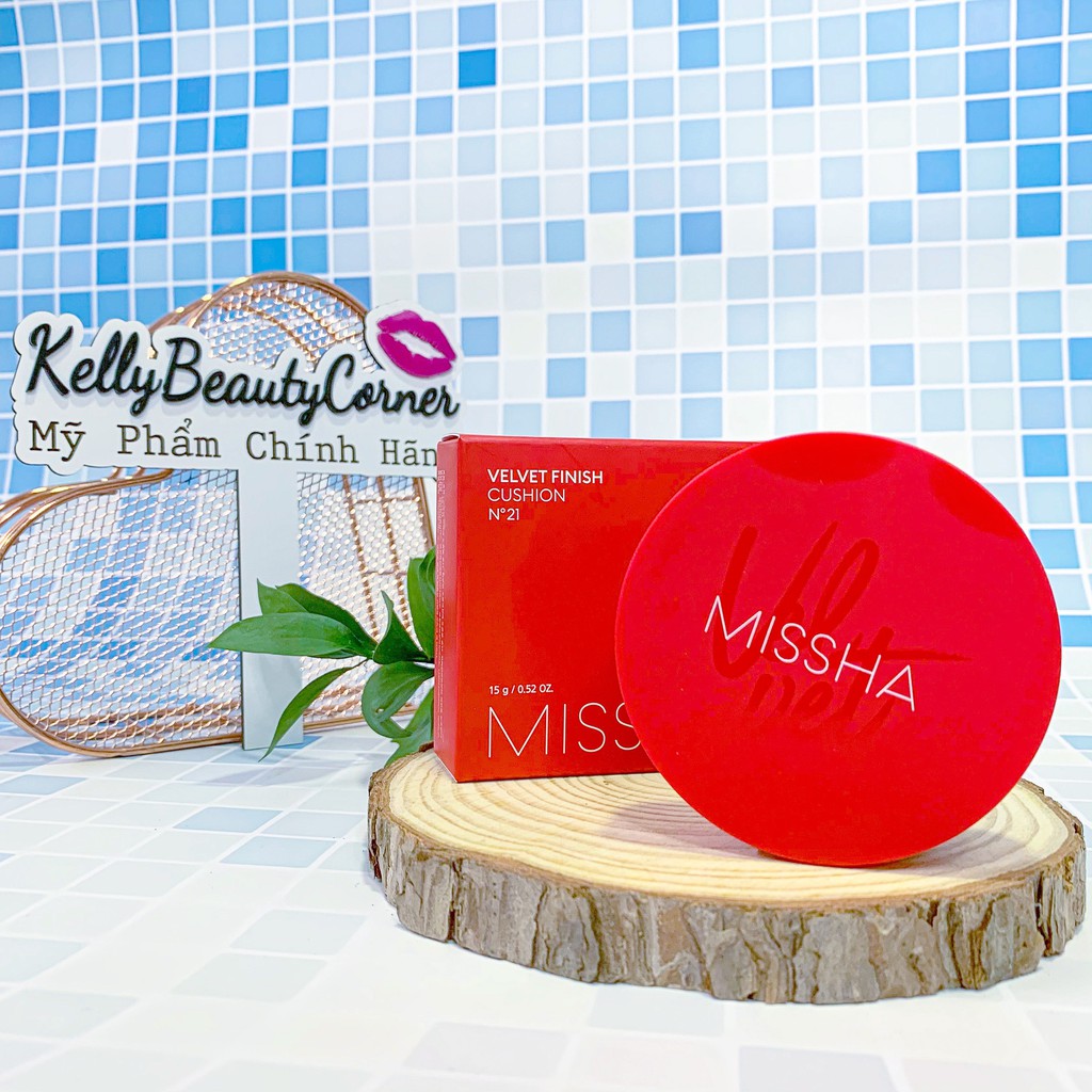 Phấn Nước Siêu Lì Mỏng Mịn Missha Velvet Finish Cushion SPF50+ PA+++