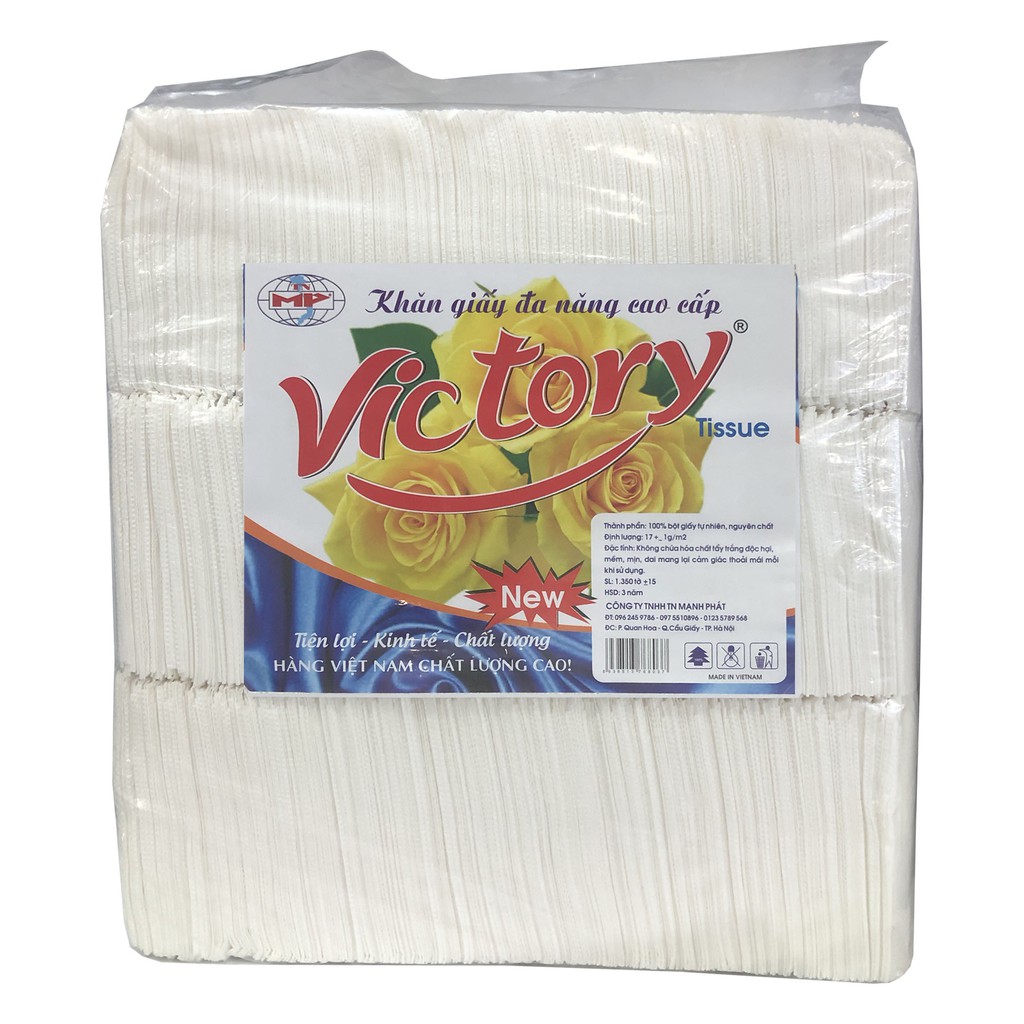 Khắn Giấy Đa Năng Cao Cấp Victory Tissue Bịch 1kg