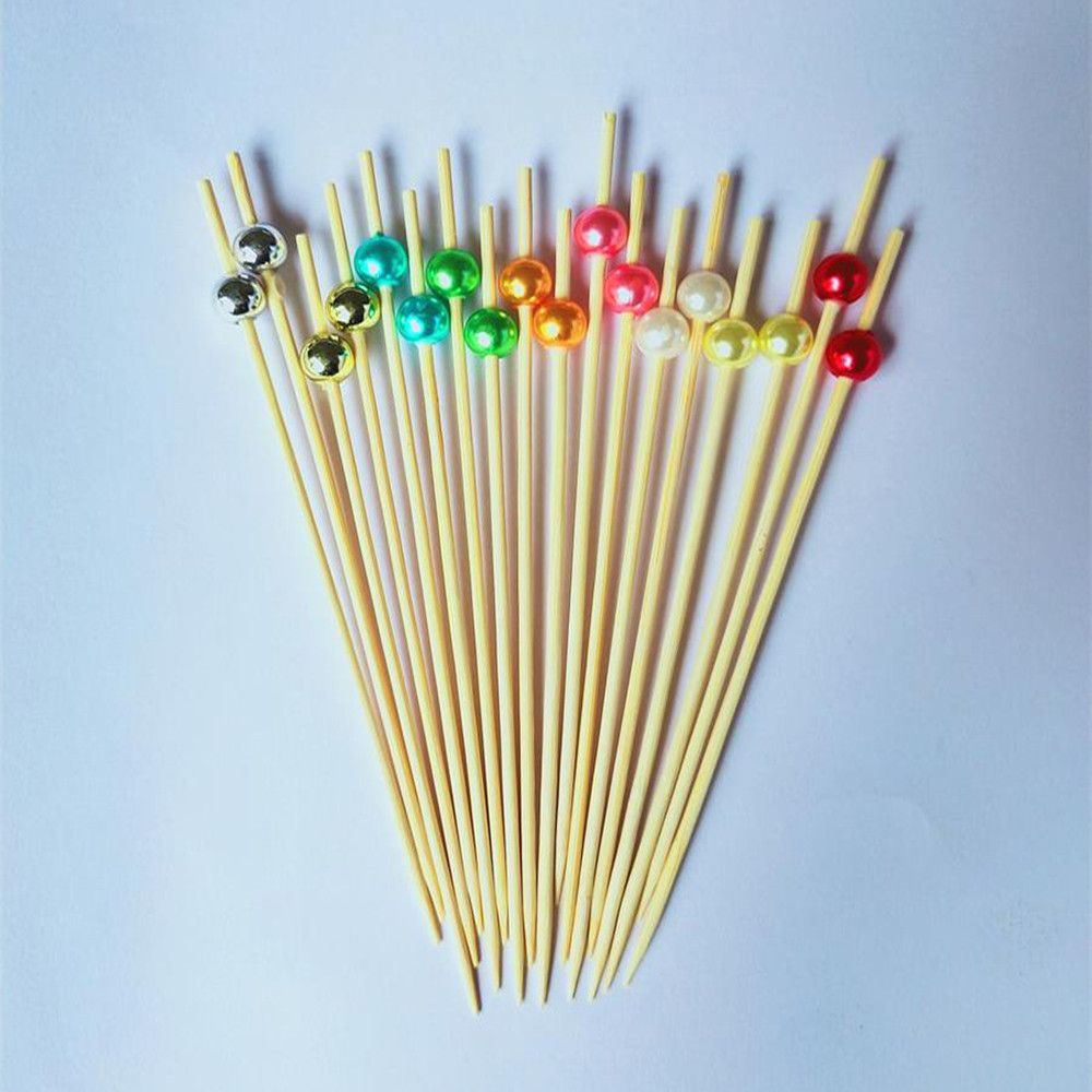 Set 100 nĩa tre ăn món tráng miệng nhiều màu dùng một lần