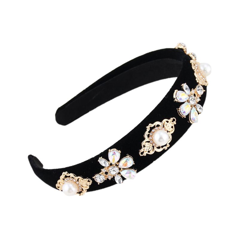 Băng Đô Cài Tóc Đính Đá Sang Trọng Cho Nữ